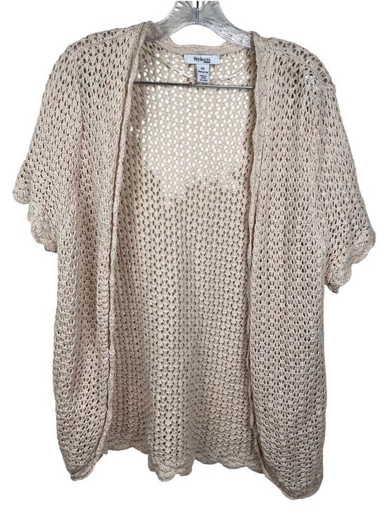 Style & Co Sweaters - Style & Co Crochet Cardigan
